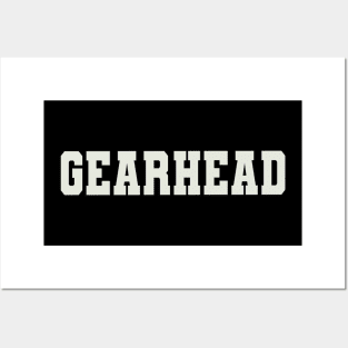 Gearhead Word Posters and Art